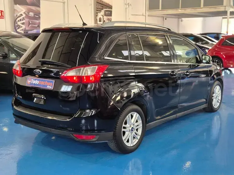 Usado Ford Grand C-Max Titanium 115 CV (84 kW) 2013 Negro Monovolumen