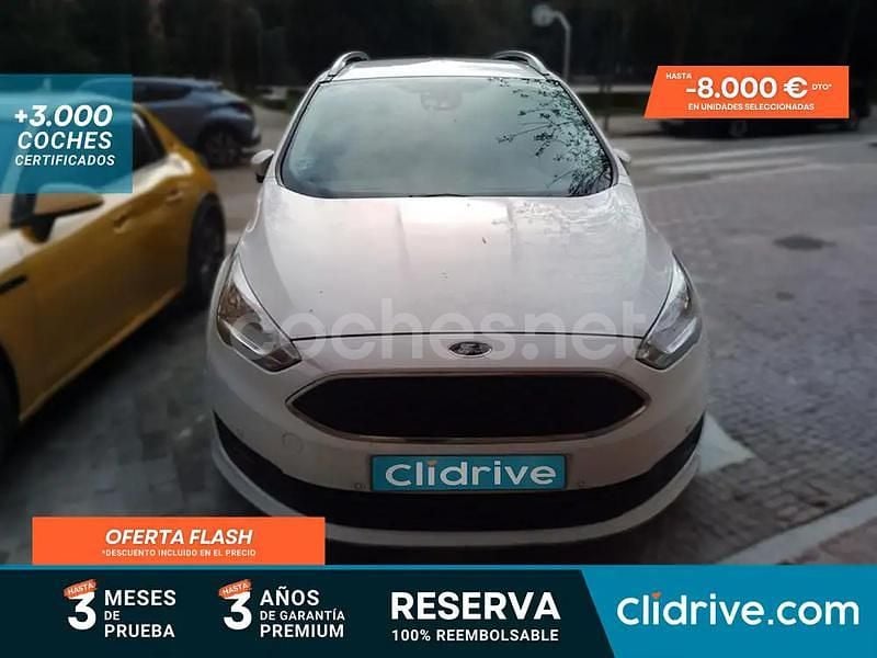 Blanco Usado 2017 Ford Grand C-Max Titanium Monovolumen | 9990 € (Precio justo) - Imagen 1/3