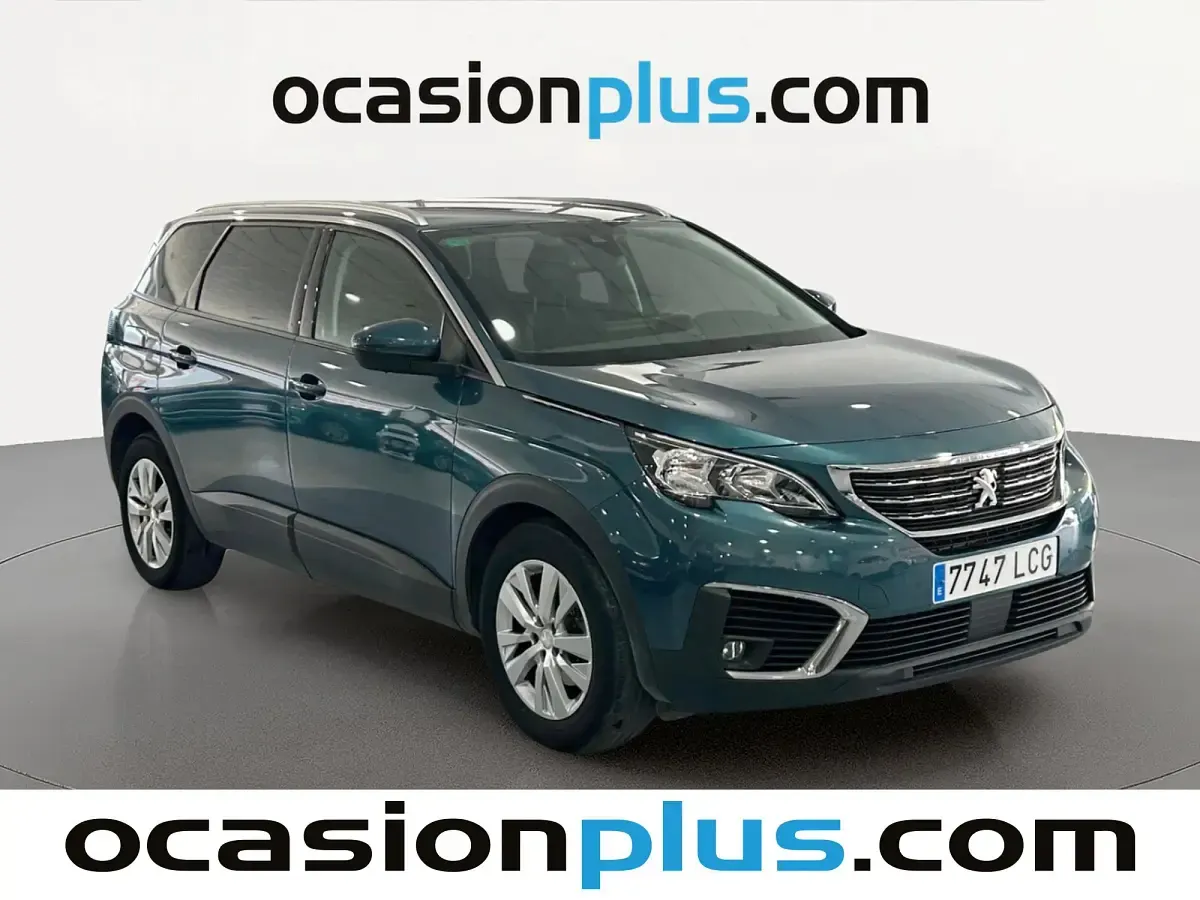 Usado Peugeot 5008 Active 131 CV (96 kW) 2019 Verde SUV