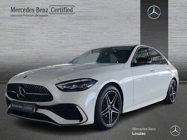 Blanco polar Usado 2023 Mercedes C220 AMG line | 43.600 € (Precio justo) - Imagen 1/4