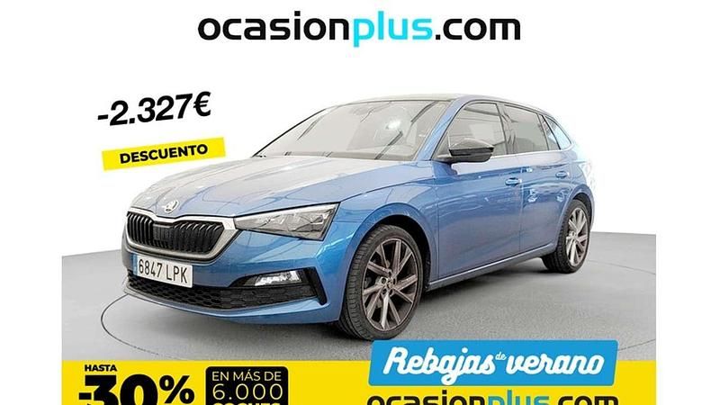 Azul Usado 2021 Skoda Scala Sport Utilitario | 16.682 € (Super precio) - Imagen 1/4