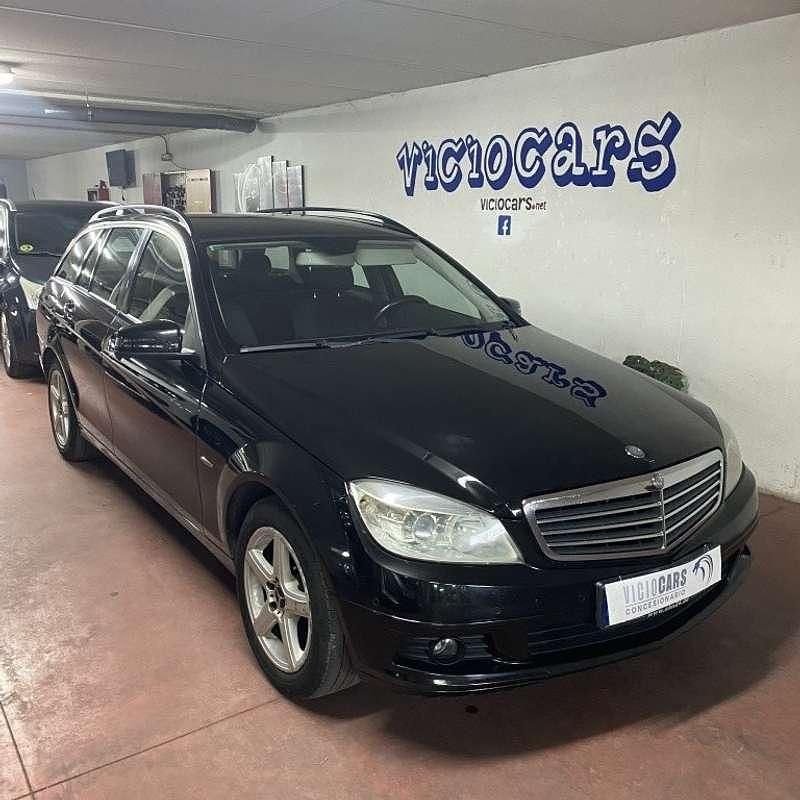 Negro Usado 2010 Mercedes C200 Elegance Familiar | 8999 € (Precio justo) - Imagen 1/4