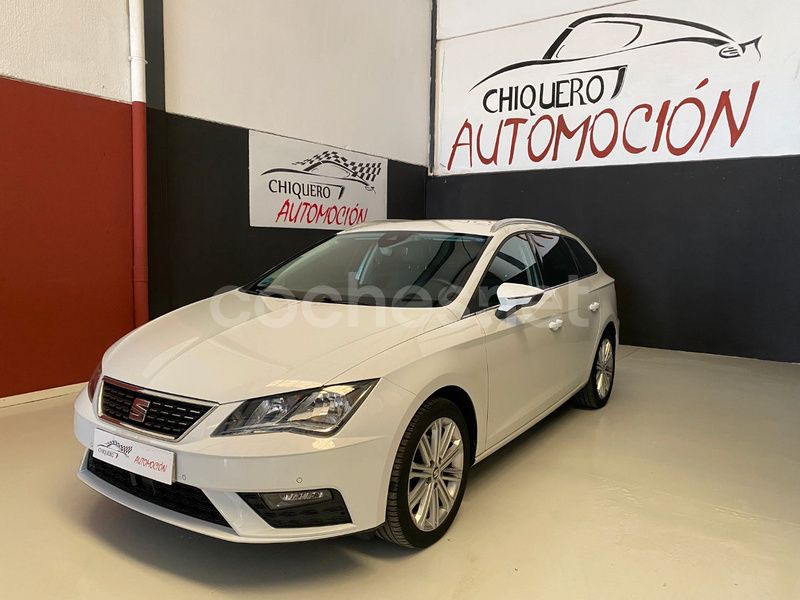 Blanco Usado 2019 Seat Leon XCELLENCE Familiar | 14.900 € (Un poco caro) - Imagen 1/4