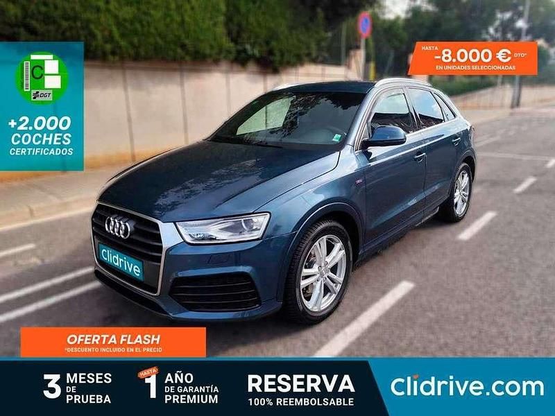 Azul Usado 2017 Audi Q3 Attraction SUV | 18.190 € (Buen precio) - Imagen 1/3