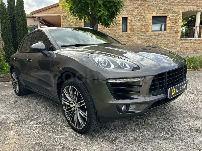 Usado Porsche Macan S 258 CV (189 kW) 2014 Gris / plata SUV
