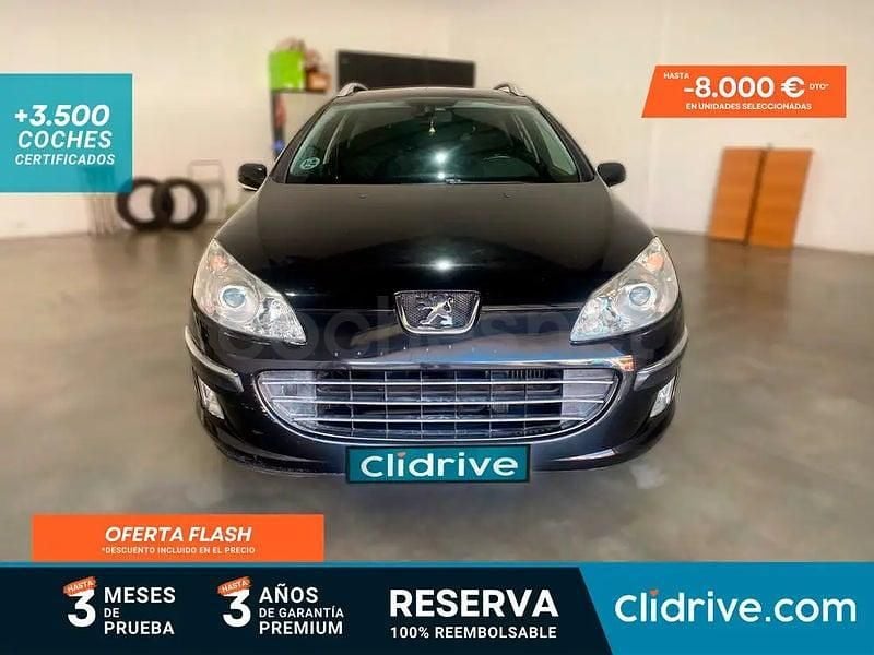 Usado Peugeot 407 Sport 140 CV (102 kW) 2006 Negro Familiar