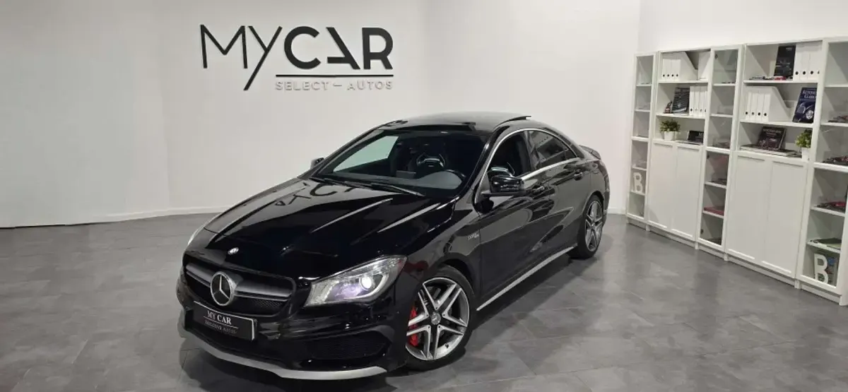 Usado Mercedes CLA45 AMG AMG 360 CV (264 kW) 2015 Negro Coupe