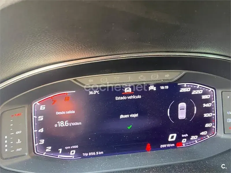 Usado Seat Ibiza FR 115 CV (84 kW) 2019 Azul Utilitario