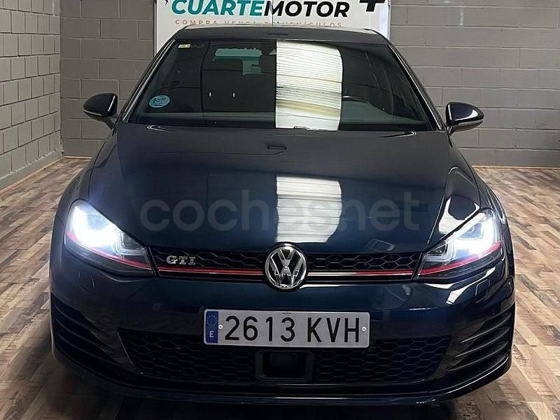 Usado VW Golf VII GTI 220 CV (161 kW) 2014 Azul Berlina