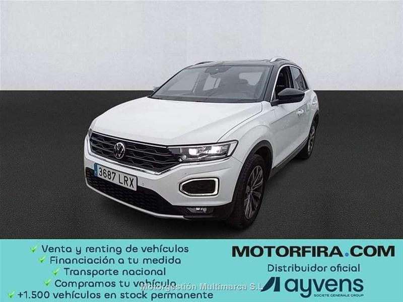 Blanco Usado 2021 VW T-Roc Sport SUV | 21.700 € (Precio justo) - Imagen 1/4