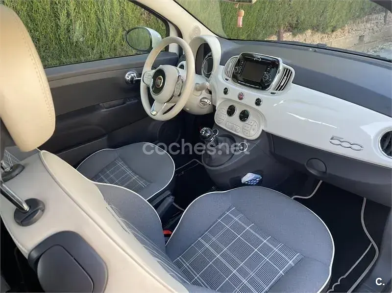 Usado Fiat 500 69 CV (50 kW) 2018 Blanco Berlina