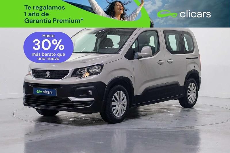 Usado Peugeot Rifter Active 110 CV (80 kW) 2019 Gris Monovolumen