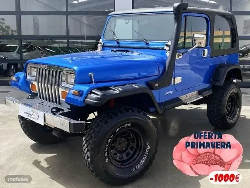 Usado Jeep Wrangler 177 CV (130 kW) 1993 Azul SUV