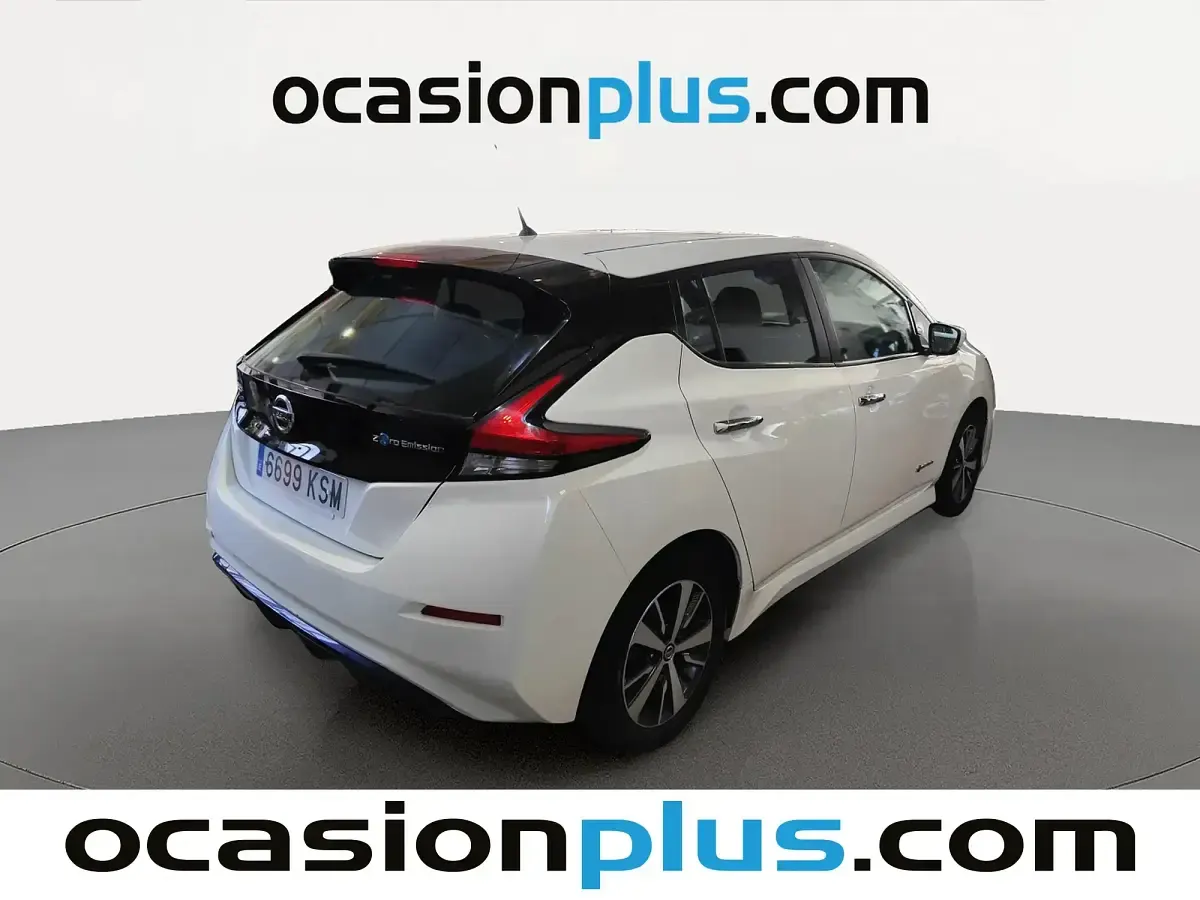 Usado Nissan Leaf N-Connecta 110 kW (150 CV) 2018 Blanco Utilitario