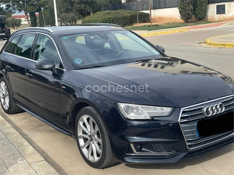 Usado Audi A4 S-Line 150 CV (110 kW) 2017 Azul Familiar