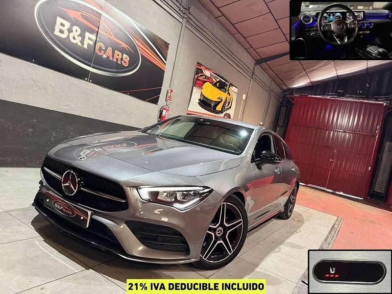 Usado Mercedes CLA200 Shooting Brake 150 CV (110 kW) 2022 Gris Familiar