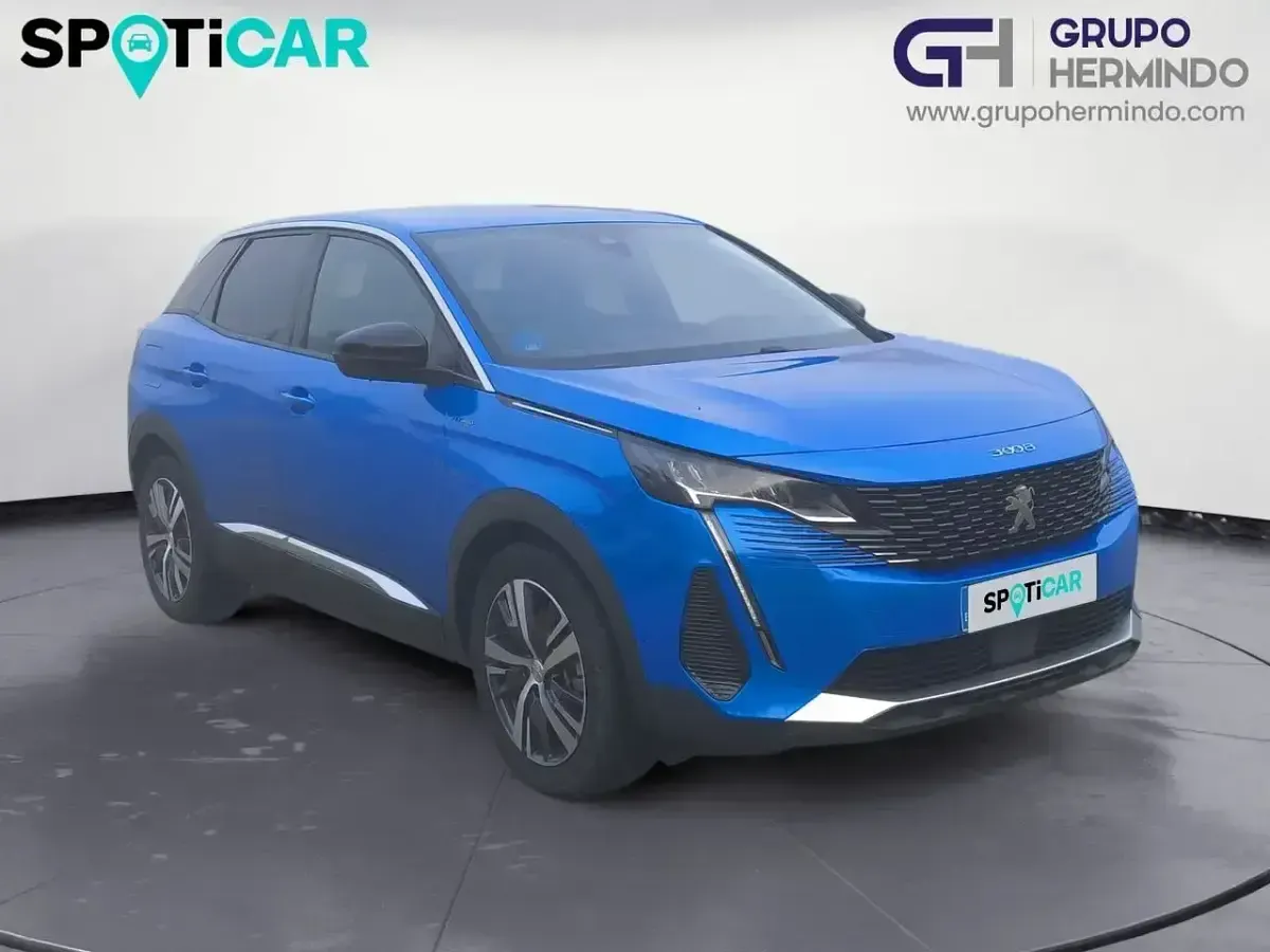 Usado Peugeot 3008 Allure 225 CV (165 kW) 2022 Azul SUV