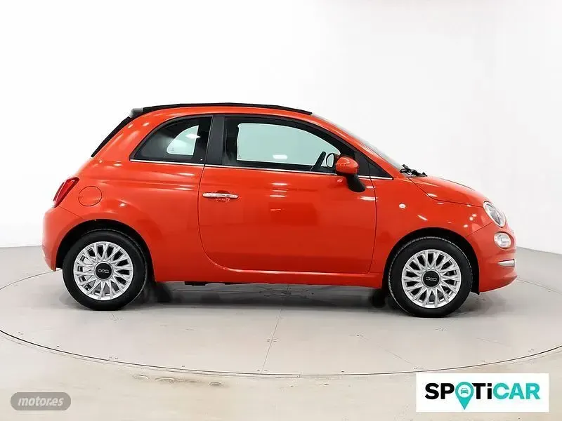 Usado Fiat 500C Dolcevita 70 CV (51 kW) 2023 Naranja Descapotable