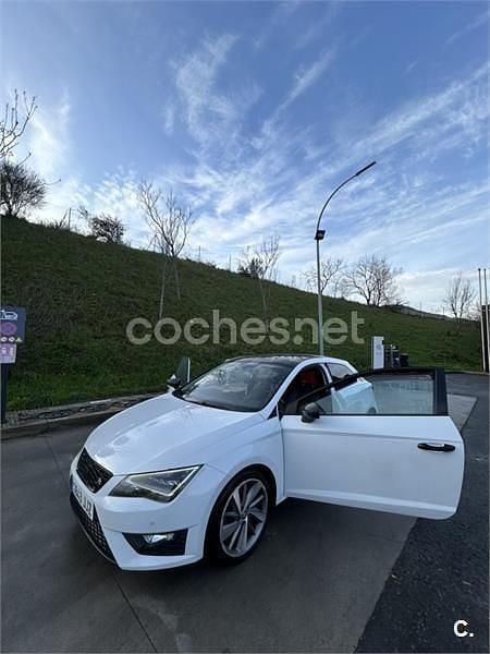 Usado Seat Leon SC FR 184 CV (135 kW) 2015 Blanco Utilitario