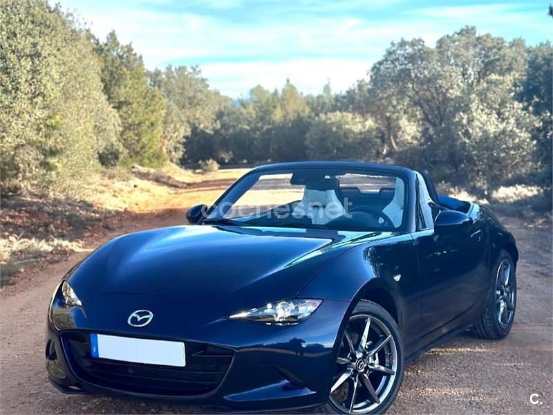 Azul Usado 2024 Mazda MX5 Kizuna Descapotable | 33.500 € (Precio justo) - Imagen 1/4