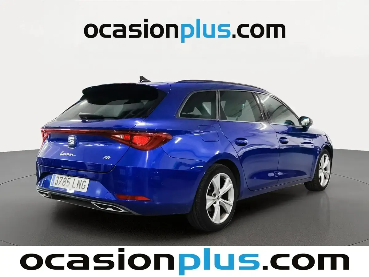Usado Seat Leon ST FR 150 CV (110 kW) 2021 Azul Familiar