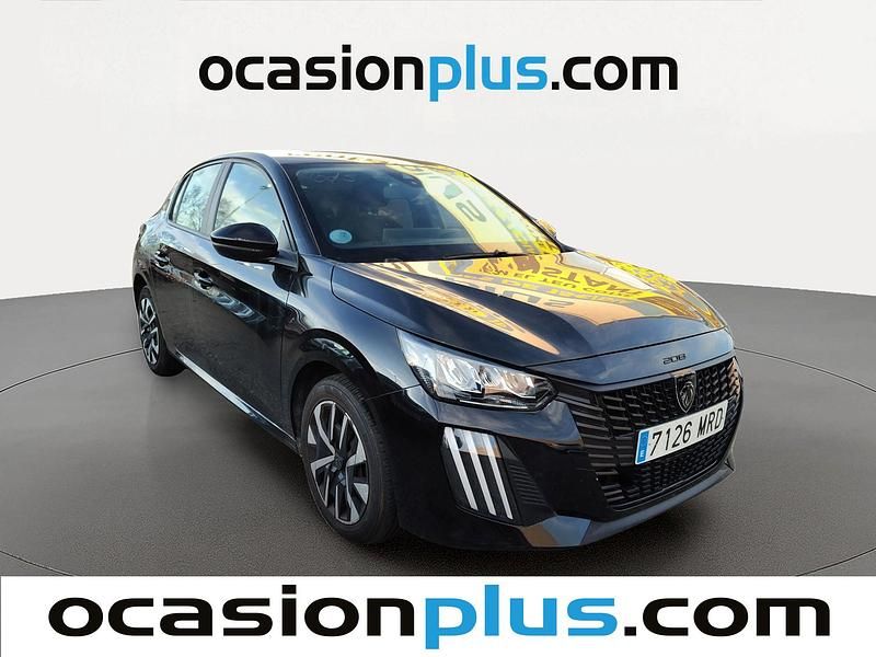 Usado Peugeot 208 Active 102 CV (75 kW) 2024 Negro Utilitario