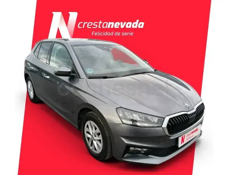 Usado Skoda Fabia Selection 80 CV (58 kW) 2024 Gris / plata Utilitario