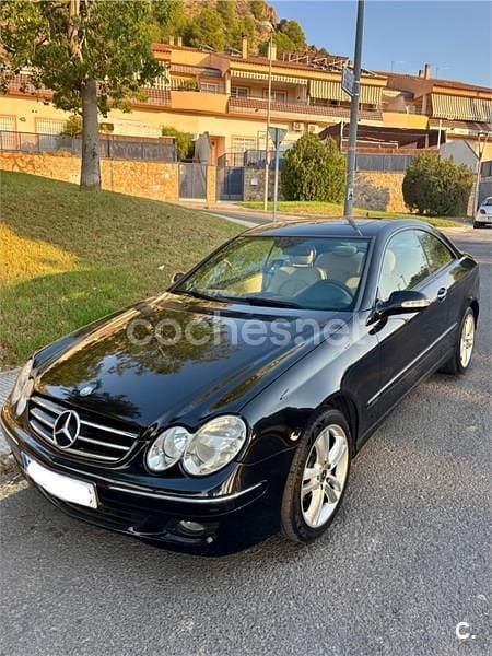 Negro Usado 2008 Mercedes CLK220 Avantgarde Coupe | 6500 € (Buen precio) - Imagen 1/4