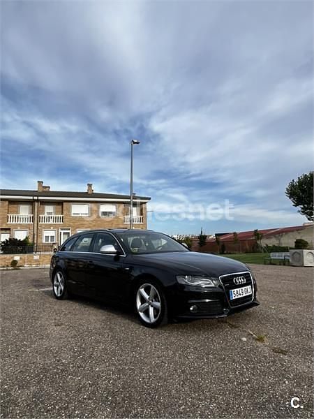 Usado Audi A4 S-Line 240 CV (176 kW) 2009 Negro Familiar