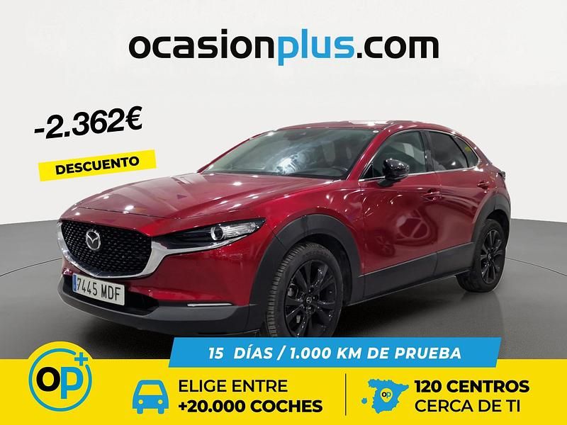 Rojo Usado 2023 Mazda CX-30 Homura-Line SUV | 23.790 € (Un poco caro) - Imagen 1/4