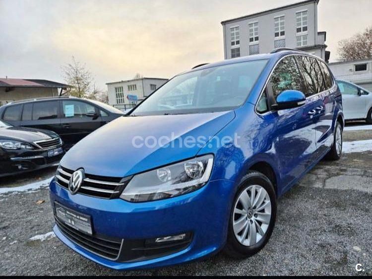 Azul Usado 2019 VW Sharan Edition Monovolumen | 20.950 € (Precio justo) - Imagen 1/4