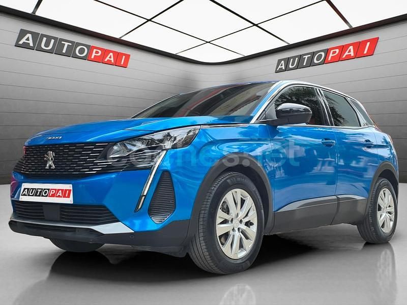 Azul Usado 2022 Peugeot 3008 Active SUV | 17.800 € (Precio justo) - Imagen 1/4