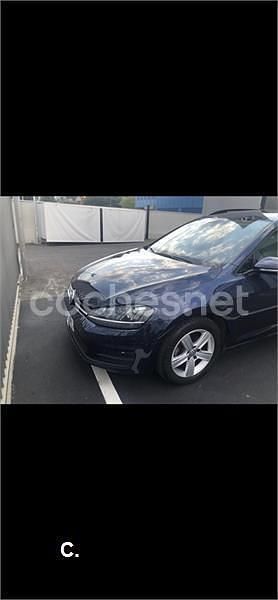 Usado VW Golf VII Advance 125 CV (91 kW) 2016 Azul Familiar
