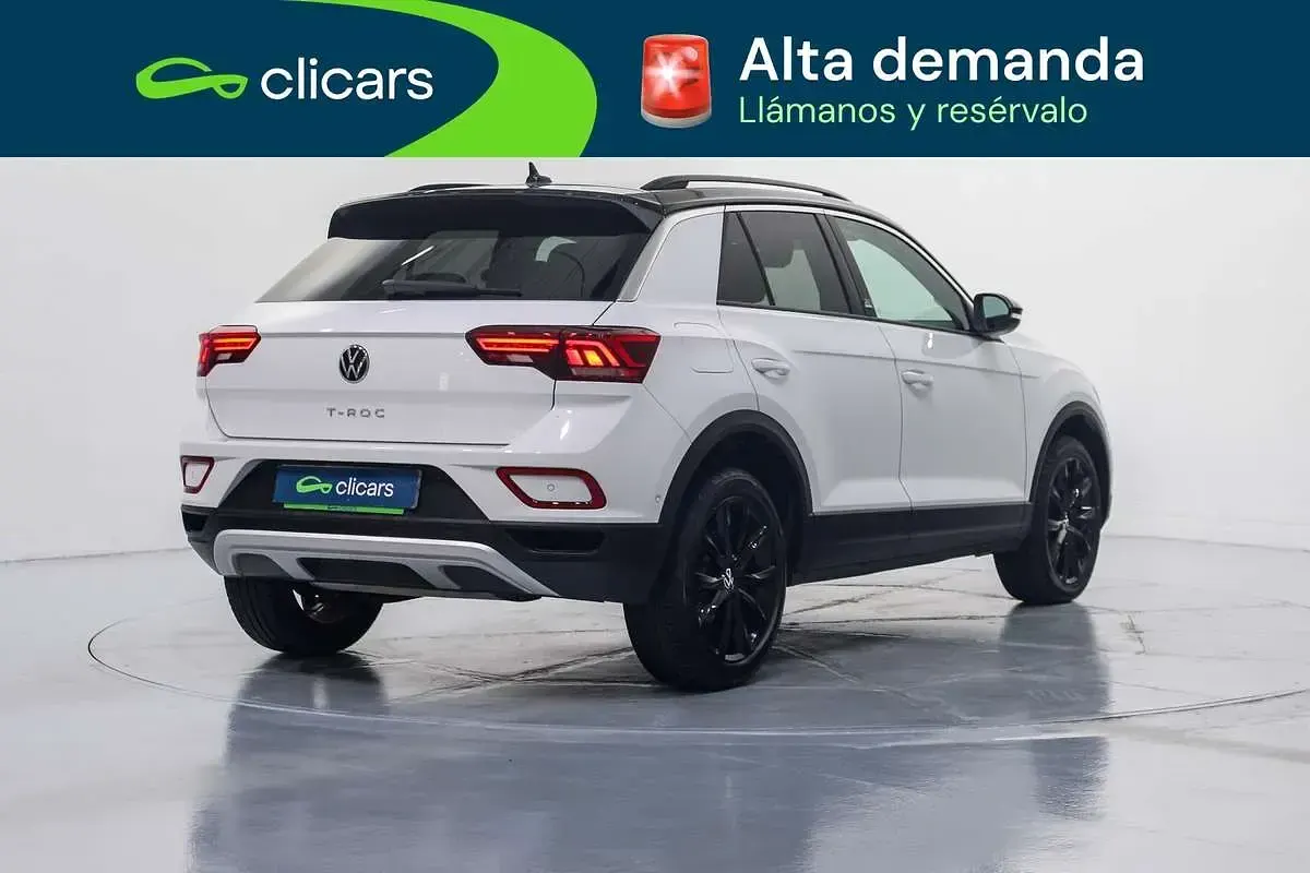 Usado VW T-Roc 110 CV (80 kW) 2023 Blanco SUV