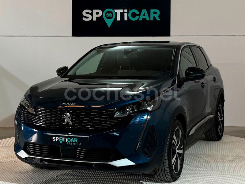 Azul Usado 2022 Peugeot 3008 Allure SUV | 24.800 € (Caro) - Imagen 1/4