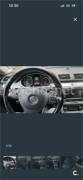 Usado VW Passat Highline 170 CV (125 kW) 2012 Negro Berlina