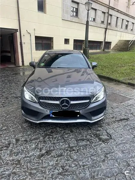 Usado Mercedes C220 AMG line 170 HP (125 kW) 2016 Cinzento Coupé