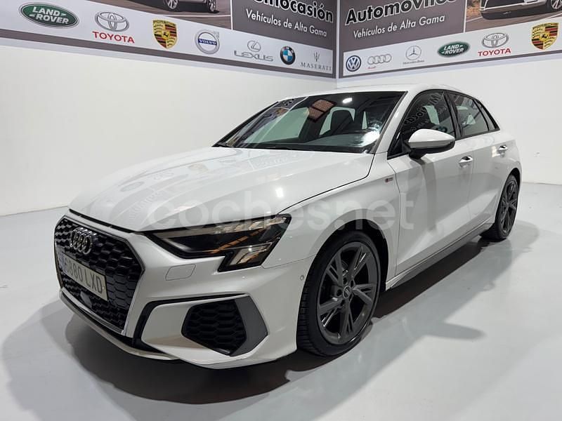 Blanco Usado 2022 Audi A3 Sportback S-Line Berlina | 19.990 € (Buen precio) - Imagen 1/4