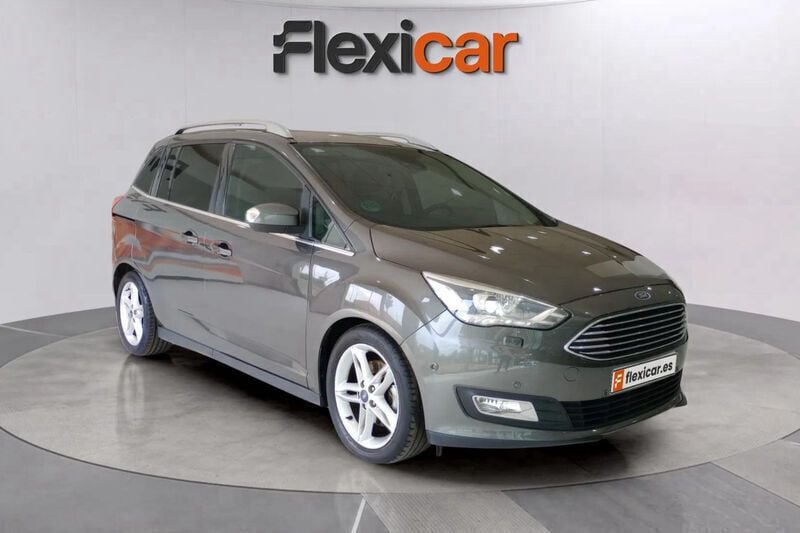 Gris Usado 2017 Ford Grand C-Max Trend+ Monovolumen | 9290 € (Super precio) - Imagen 1/4
