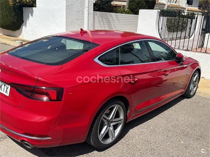 Usado Audi A5 Sportback 150 CV (110 kW) 2019 Rojo Utilitario