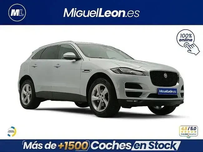 Usado Jaguar F-Pace Prestige 250 CV (183 kW) 2018 Gris SUV