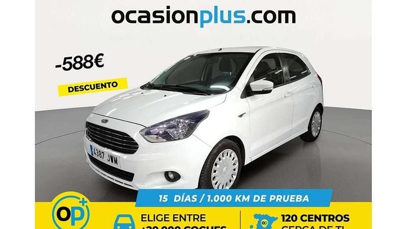 Usado Ford Ka Plus 69 CV (50 kW) 2017 Blanco Utilitario