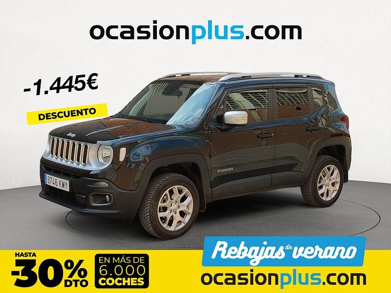 Negro Usado 2018 Jeep Renegade Limited SUV | 15.900 € (Un poco caro) - Imagen 1/4