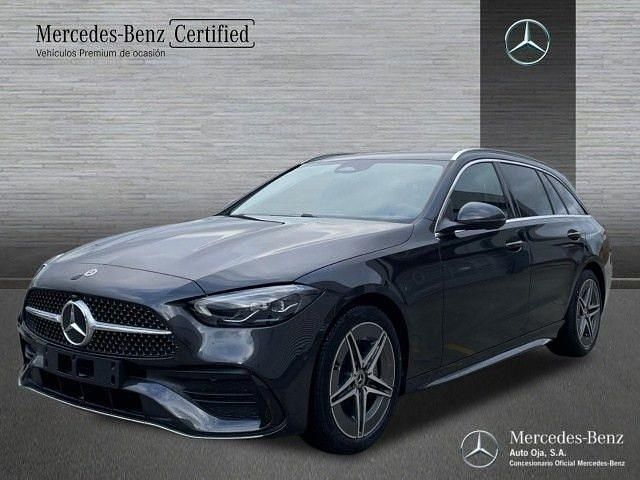 Gris grafito Usado 2025 Mercedes C220 AMG line | 47.900 € (Buen precio) - Imagen 1/4
