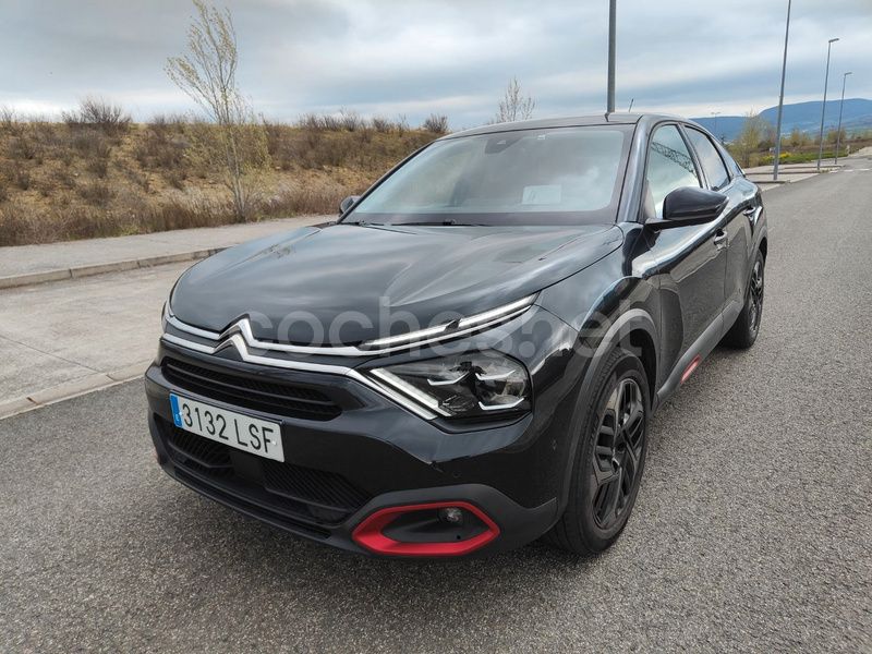 Negro Usado 2021 Citroën C4 PureTech Berlina | 14.500 € (Buen precio) - Imagen 1/4