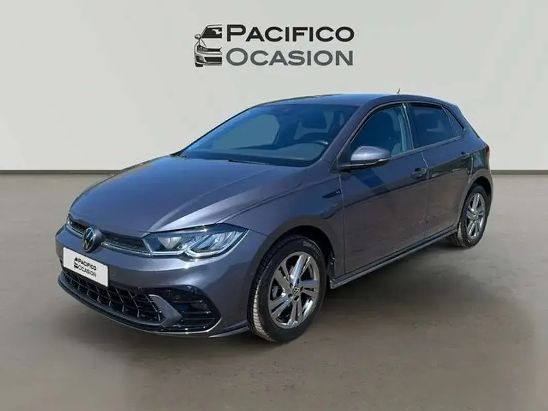 Usado VW Polo R-line 95 CV (69 kW) 2022 Gris Utilitario