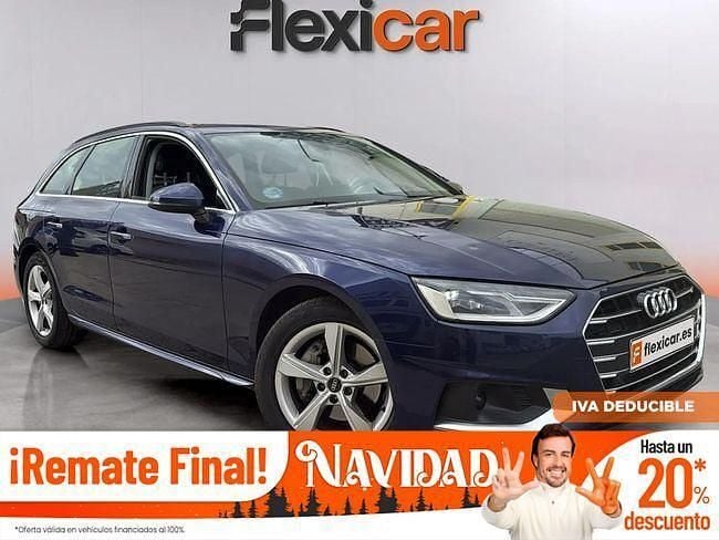 Azul Usado 2021 Audi A4 Advanced Plus Familiar | 24.990 € (Precio justo) - Imagen 1/4