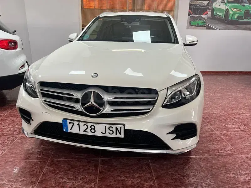 Usado Mercedes GLC250 204 CV (150 kW) 2017 Blanco SUV