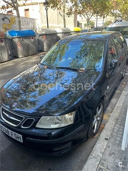 Usado Saab 9-3 Vector 150 CV (110 kW) 2007 Negro Utilitario