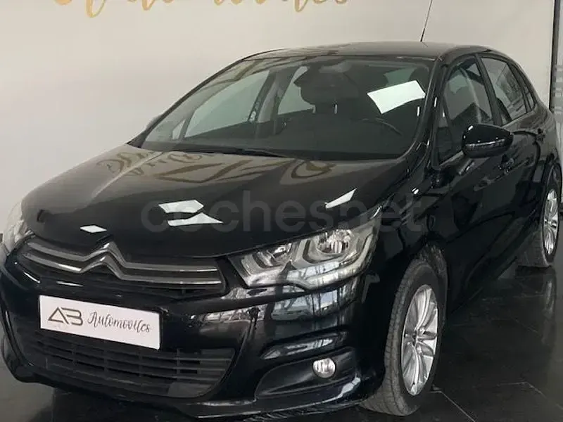 Usado Citroën C4 Feel 110 CV (80 kW) 2017 Negro Berlina